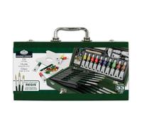Royal & Langnickel RSET-OIL2000 - Set Caja de Madera de brochas para Pintura al óleo