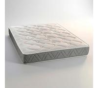ROYAL SLEEP Colchón de Muelles Ensacados con Viscoelástica | Hilo de Carbono Efecto Antiestrés y Biocerámico | Efecto Regenerador | Confort Alto | Firmeza Media-Alta | 135x190 | Ceramic Pocket