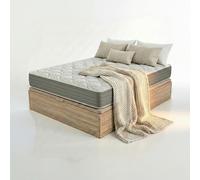 ROYAL SLEEP - Pack Colchón Viscoelástico 20cm + Canapé | ENVIO, MONTAJE Y RETIRADA INCLUÍDA | Ceramic 20 Natural 150 x 190