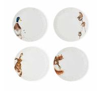 Royal Worcester Juego de 4 Platos Wrendale Design 26,7 cm