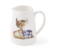 Royal Worcester Wrendale Deigns - Jarra para posio o crema individual, 125 ml, diseño de pájaro