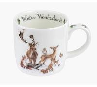 Royal Worcester Wrendale Deigns Stag Winter Wonderland - Taza de cerámica (0,3 L)