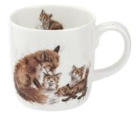 Royal Worcester Wrendale Deigns - Taza grande (0,4 L), diseño de zorro