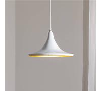 ROYALTECH Genisy lámpara colgante, blanco, Ø 31 cm, metal, E27