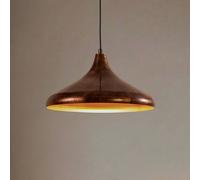 ROYALTECH Lámpara colgante Claus, cobre/oro, Ø 35 cm, metal