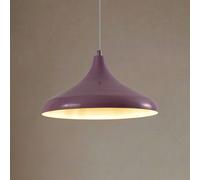 ROYALTECH Lámpara colgante Claus, morado/blanco, Ø 35 cm, metal