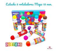 ROYMART ESTUCHE 8 COLORES DOTTERS MOPA MI PRIMER MARKER ROTULADORES