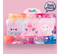 Roymart Libretas Fluffy con Candado A5 80H Colores Surtidos Pack de 12 Unidades