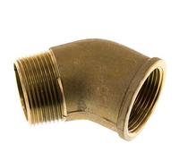 Rp 1 1/4'' x R 1 1/4'' F/M Codo de latón de 45 grados 16 Bar