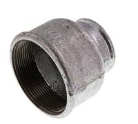 Rp 2 1/2'' x Rp 1 1/2'' Hierro fundido zincado Enchufe redondo 25 Bar