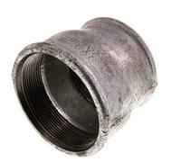 Rp 3'' x Rp 2 1/2'' Hierro fundido zincado Enchufe redondo 25 Bar