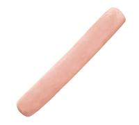 Rr tianshi Almohada redonda para soporte lumbar de cabeza, cuello, cómodo cojín redondo para dormir, almohada para abrazar las piernas de yoga (130 cm, rosa)