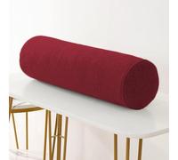 Rr tianshi Cojín para reposabrazos de sofá, almohada de apoyo para cama, reposacabezas de sofá, almohada lumbar para cabeza, cuello y pierna (20 x 20 x 45 cm, rojo)