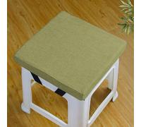 Rr tianshi Cojín para silla, cojín de asiento, antideslizante, para silla de comedor, lavable, para taburete, jardín, interior y exterior, hogar, oficina, 30 x 30 x 3 cm, verde