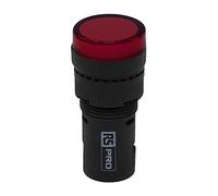 RS PRO Detector de luz Rojo, diámetro de Corte de 16 mm, Montaje en Panel LED IP 40, Tornillo