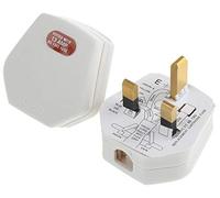 RS PRO Enchufe británico 2P+E 250 V CA/13 A, paquete de 5