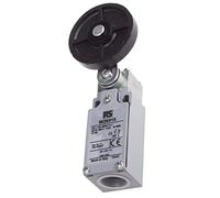 RS PRO Interruptor de límite, palanca de rodillos, DPST, cierra/abridor, IP 66, aleación de zinc, cable de conexión 10 A
