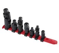 RS PRO Juego de adaptadores cuadrados de 1/4 pulgadas, acero CrV