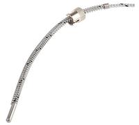 RS PRO Termopar tipo J / + 400 °C, sensor L 20 mm, cable L. 2,5 m, acero inoxidable 316, diámetro 5 mm