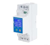 RS485 - Disyuntor inteligente WiFi de 80 A con protección contra fugas, monitor de energía con control remoto para automatización del hogar, corriente ajustable 1-80 A, protector de sobretensión