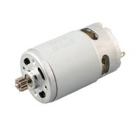 RS550 18V DC Motor 27500RPM Alto Torque 11 dientes Cepillo Conmutación Reemplazo para Taladro Eléctrico Destornillador Bajo Ruido Rodamientos de Bolas Herramientas 1 Uds