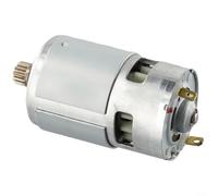 RS775 Motor de repuesto de 11 dientes Motor CC para sierra de vaivén de 18 V Sierra de calar eléctrica Sierra de mano Sierra multifunción Pieza de reparación Ventilador de refrigeración de metal alto
