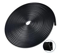 Rseuphiee Cinta de Butilo, Cinta Butilo Negro 9.5mm x 10M, Impermeable, Cordón de Butilos Autoadhesivo, Caucho Adhesivo, Carrocerías Sellador, para Faros, Ventanas, Puertas de Coche, Parabrisas