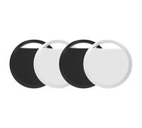 RSH AirTag Smart Tag Pro, rastreador de Maletas Compatible con Apple Where is App (Solo iOS), buscador de Llaves para Llaves, Equipaje, Maleta, Cartera, Impermeable IP67, Paquete de 4