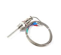 RTD Pt100 Sensor de Temperatura Sonda 1/2 "NPT Rosca 3 Hilos 2m Cable