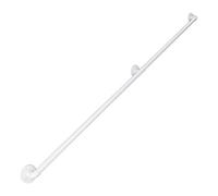 RTY-SC Moderno Blanco Pasamanos de escaleras | Metal de Hierro Forjado barandilla de Escalera Interior y Exterior | Barandilla Kit con Soportes de Pared Apoyabrazos for discapacitados, Ancianos