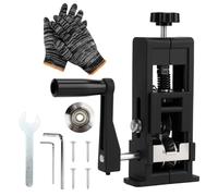 Ruaizel Máquina pelacables eléctrica, peladora de cables para cable de 1 - 25 mm con hoja de repuesto, pelacables manual para cortar desechos