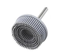 Rubber brush for electric drills 1 pieza de cepillo rueda pulido cerdas goma, herramienta rotativa for desbarbar y eliminar óxido(3 inch P50)