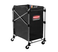 Rubbermaid Commercial Products 1871643 Carro X Plegable, Plata, 150L, 51.6 cm x 61.3 cm x 83.9 cm
