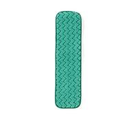 Rubbermaid Commercial Products Dry Mop Head Microfibre 8mm High Pile 400mm Green Ref Q472-58 [Pack 10]