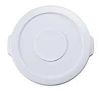 Rubbermaid Commercial Products FG260900WHT - Tapa para cubos de basura, plástico, 10 gallones, blanco