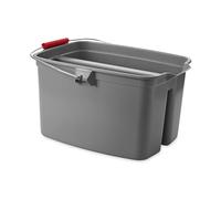 Rubbermaid Commercial Products FG262888 - Cubo doble con capacidad de 18 l, gris