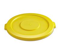 Rubbermaid Commercial Products FG263100YEl - Tapa para cubos de basura, plástico, 32 gallones, amarillo