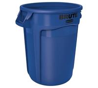 Rubbermaid Commercial Products FG263200BlUE - Cubo de basura con tapa deslizante, capacidad de 121.1 l, azul