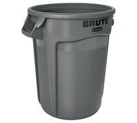 Rubbermaid Commercial Products FG263200GRAY Cubo de Basura, Capacidad de 121.1 L, Gris