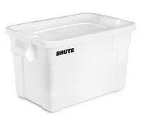 Rubbermaid Commercial Products FG9S3100WHT Caja de Almacenamiento con Tapa, Capacidad de 75.5 Litros, Blanco