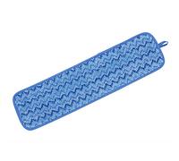 Rubbermaid Commercial (FGQ41000BL00) HYGEN Microfiber Damp Room Mop, 18-Inch, Blue (Pack of 12)