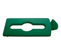Rubbermaid Commercial Products Slim Jim estación de reciclaje Stream Topper, 1 Lid, verde, 1