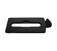 Rubbermaid Commercial Products Tapa de ranura de papel negro para estación de reciclaje Slim Jim 2007894