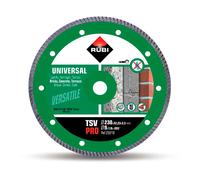Rubi 25918 disco de diamante general obra turbo (tsv) 230 pro, gris, 2