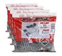 RUBI 2858 | Bridas de Nivelación para Cerámica | Brida de 2 mm para Baldosas Cerámicas de entre 11 y 20 mm | Para Formatos de 30x30 cm y Superiores | 100 unidades | BRIDA DELTA LEVEL SYSTEM
