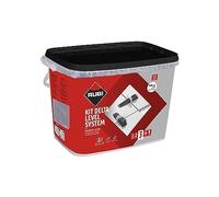 RUBI 3958 | Kit Delta Level System 2 mm (3-12mm) | El Set Incluye: 1 Tenaza, 100 Bridas y 100 Cuñas de Nivelación Reutilizables | Sistema para Facilitar Colocación Cerámicas de Gran Formato