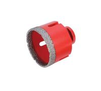 RUBI 4915 | Brocas de Diamante DRYGRES | Perforación de Baldosa Cerámica, Gres Porcelánico, Mármol y Granito | Broca Porcelánico para Taladro en Seco | Taladro Ø 60 mm