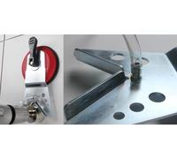 RUBI 50944 | Guía MULTIDRILL para Centrado de Agujeros con Conexión a Manguera y Depósito | Gran Precisión y Fiabilidad | Corte en Seco y en Húmedo hasta Diámetros de Ø 83 mm