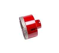 RUBI 5992 | Brocas de Diamante DRYGRES | Perforación de Baldosa Cerámica, Gres Porcelánico, Mármol y Granito | Broca Porcelánico para Taladro en Seco | Taladro Ø 75 mm
