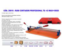RUBI Cortador Profesional TS-43